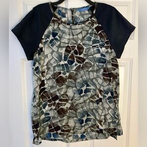 Simply Vera Vera Wang Geometric Print Top